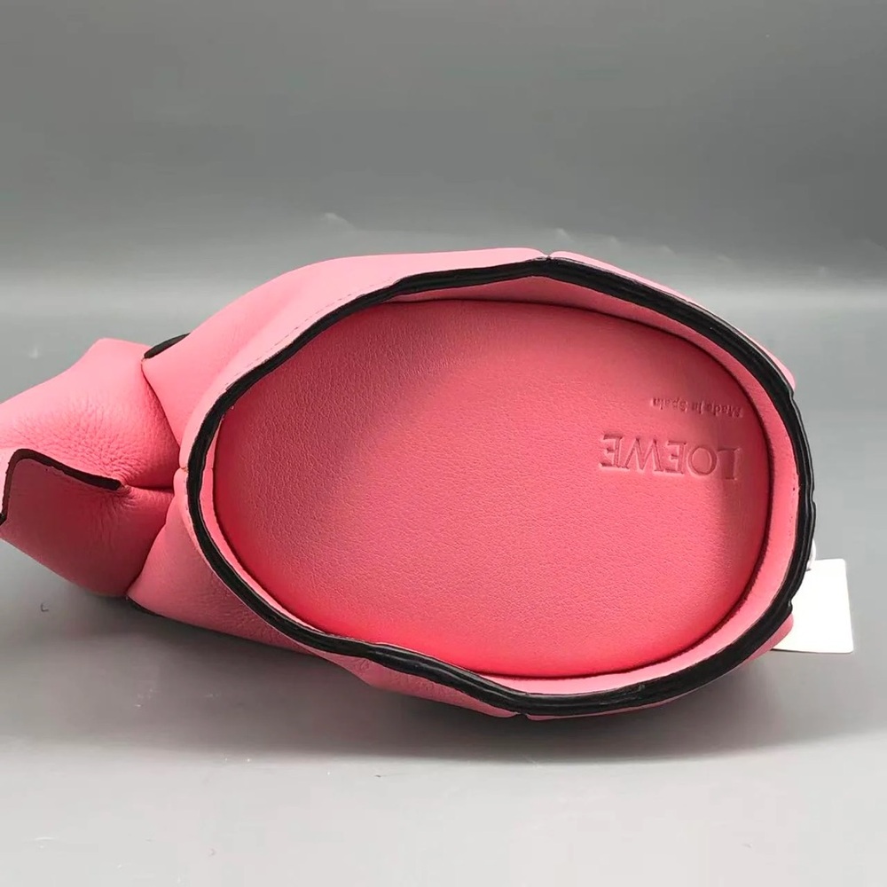 Loewe Elephant Mini Crossbody Bag Pink Leather Sculptural Icon - Picture 5 of 9